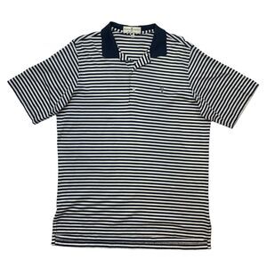 Fairway & Greene Golf Polo Shirt Mens L Large Multi Striped Mercerized Cotton